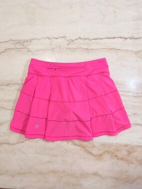Lululemon Pace Rival tennis skirt in *Sonic Pink* ~REGULAR LENGTH